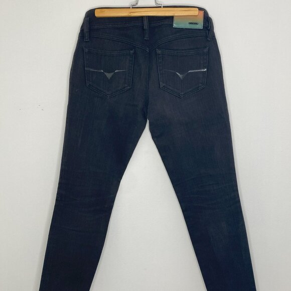 Diesel Industry Jeans - Black/Charcoal - Size 28 / Inseam 26", Knee-Detail - Picture 3 of 10